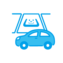 好立地・好アクセスなリザパー限定の駐車場のイメージ